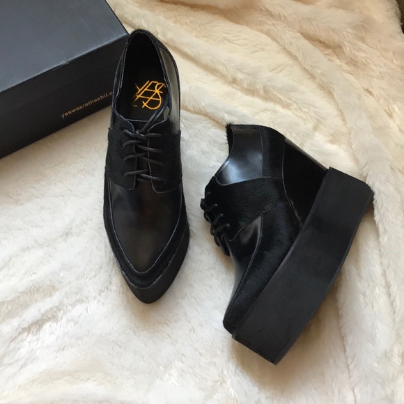 yeswearetheshit Shoes - Yeswearetheshit Gibson Wedges